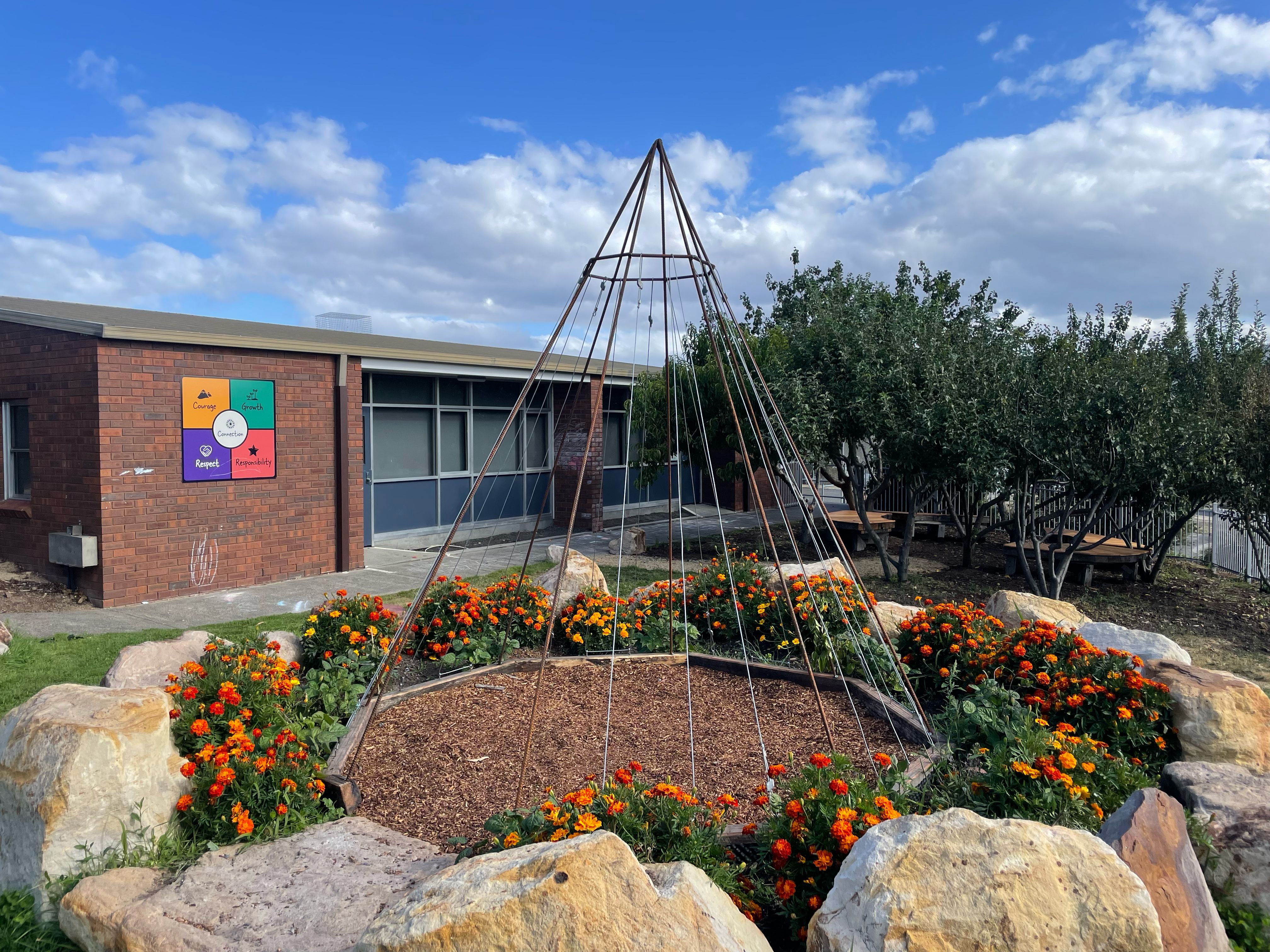 herdsmans cove primary school garden