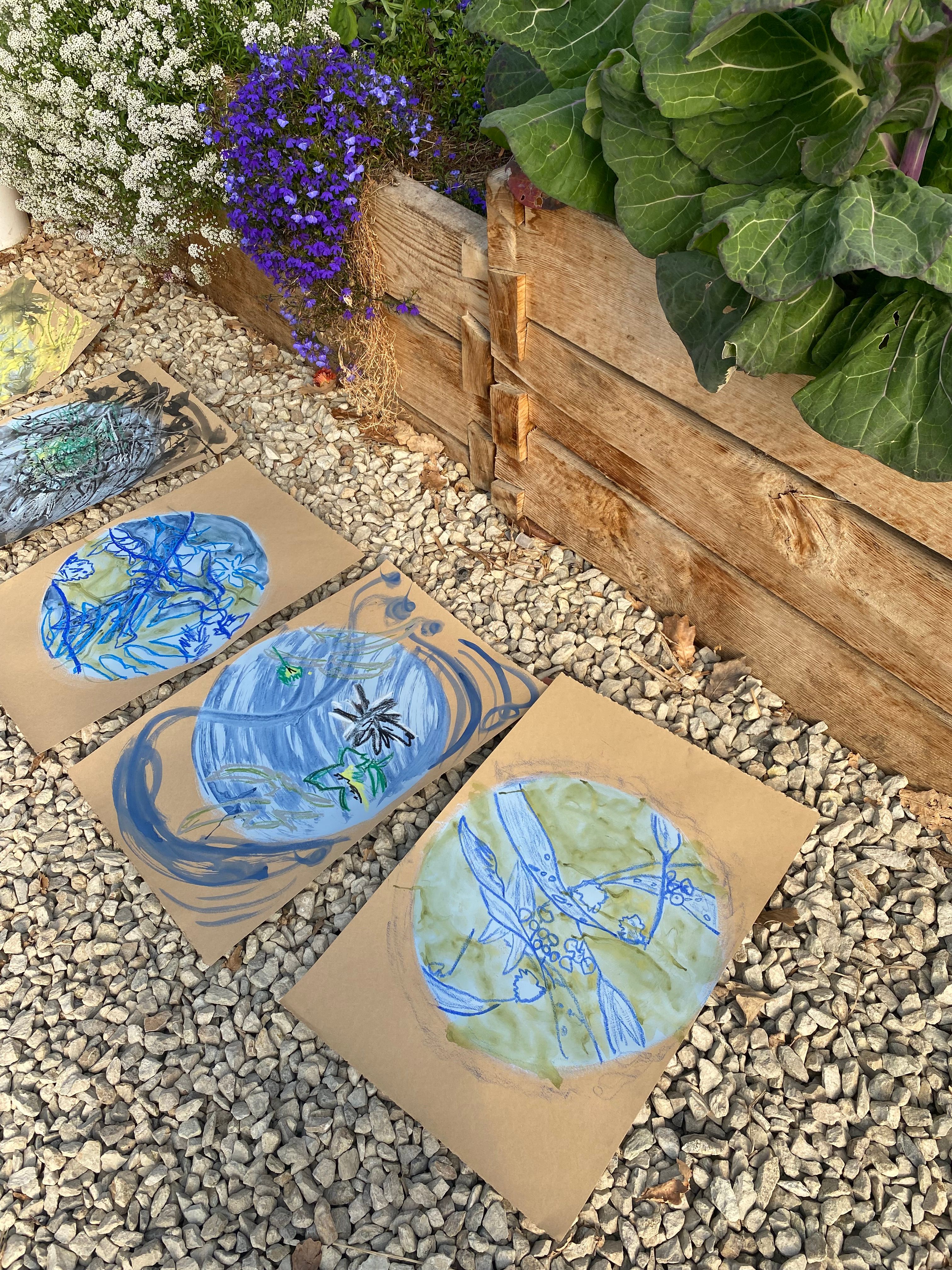 paintings done by participants