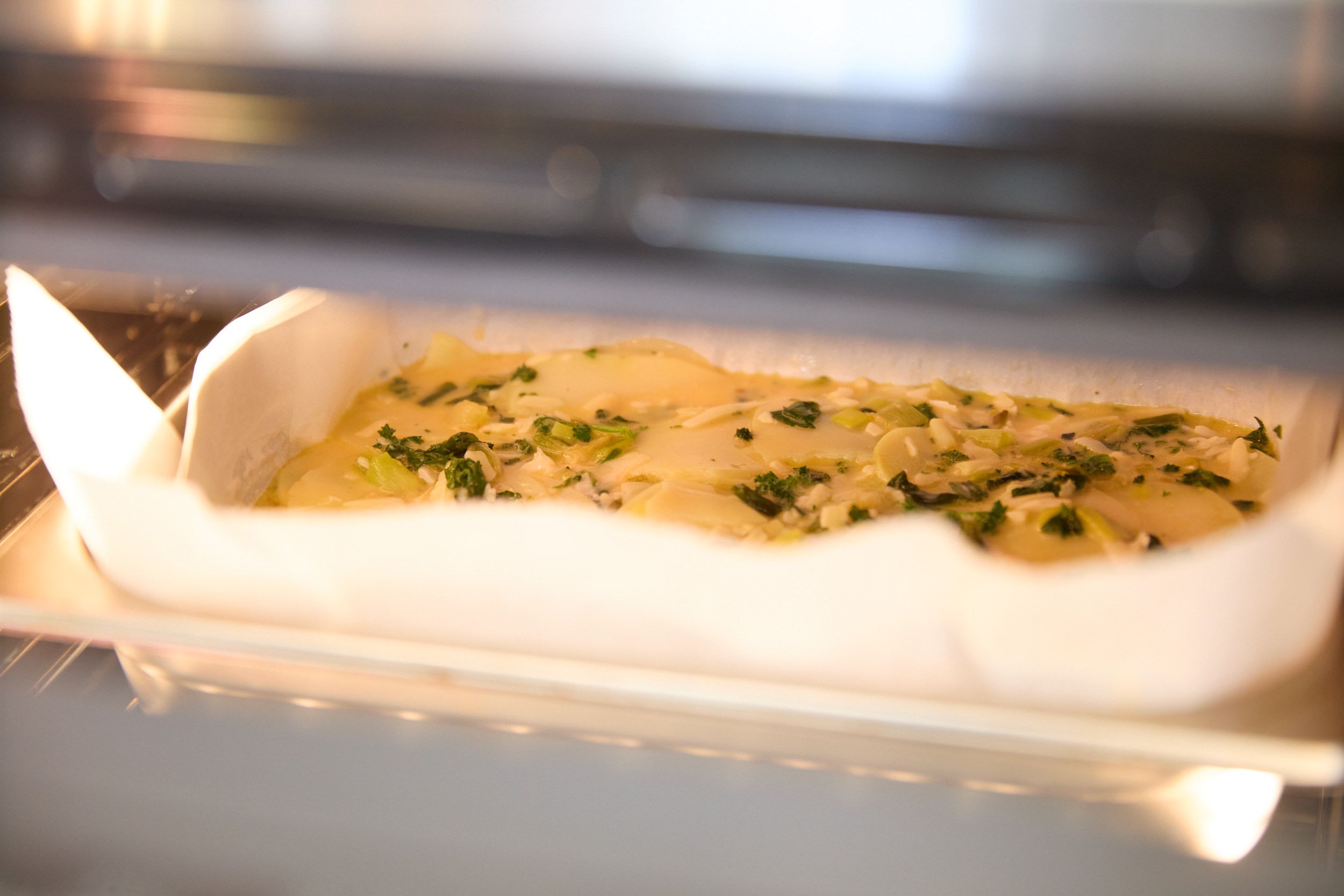 Frittata in the oven